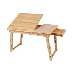 Mesa de madera de bambú portátil para laptop / mesa de servicio